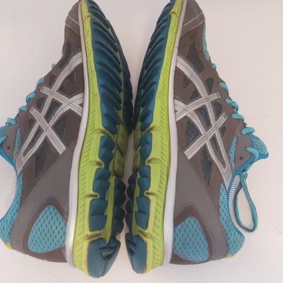 ASICS | Women's Gel Scram Running Shoes Blue Grey Size 7.5 - Picture 6 of 8